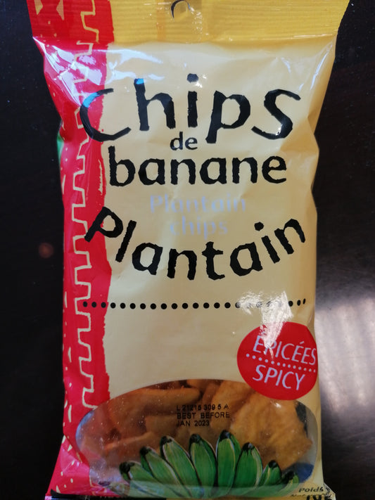 限时-买2送1--辣味非洲香蕉片70g      chips de banana plantain