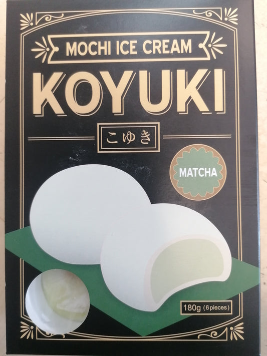 日本koyuki冰淇淋麻薯6粒装 抹茶味